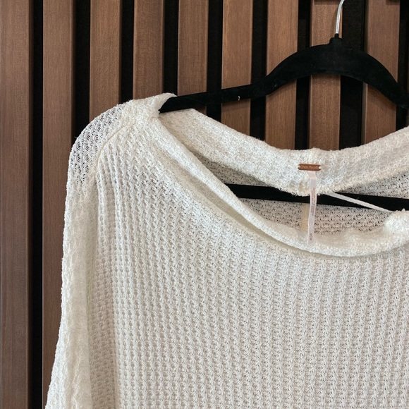 Free People | Long Sleeve Top | Size M | White - Picture 3 of 4